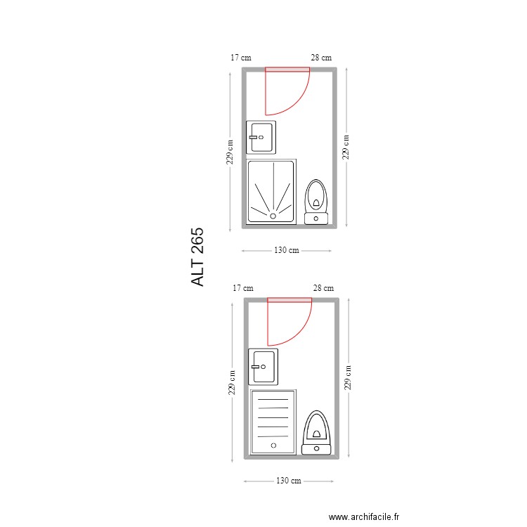 PLOTA. Plan de 2 pièces et 6 m2