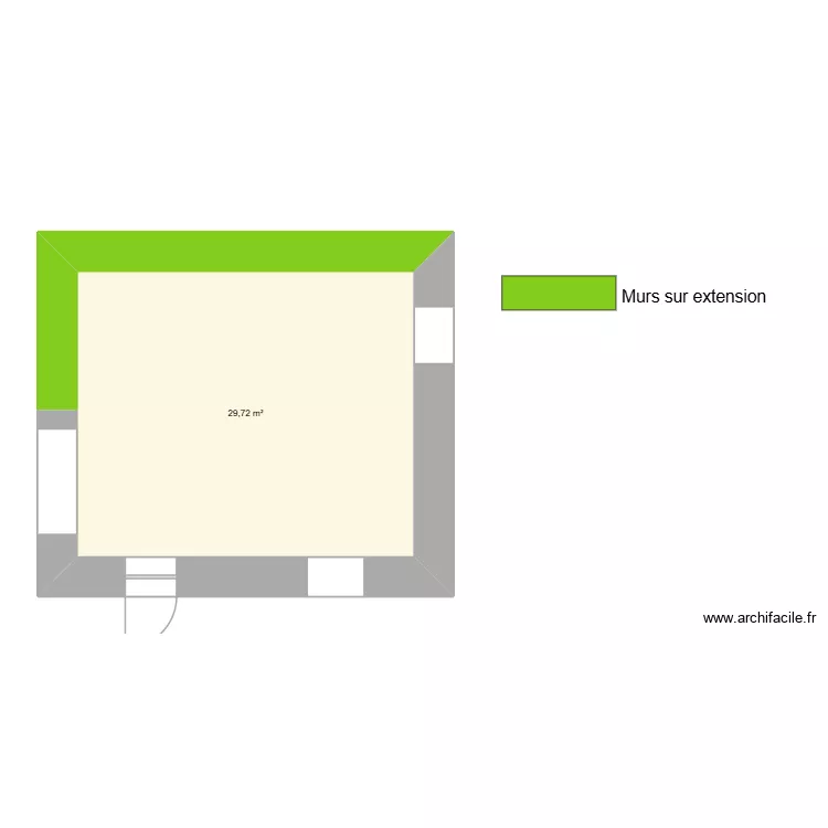 dupont. Plan de 1  et 30 m²
