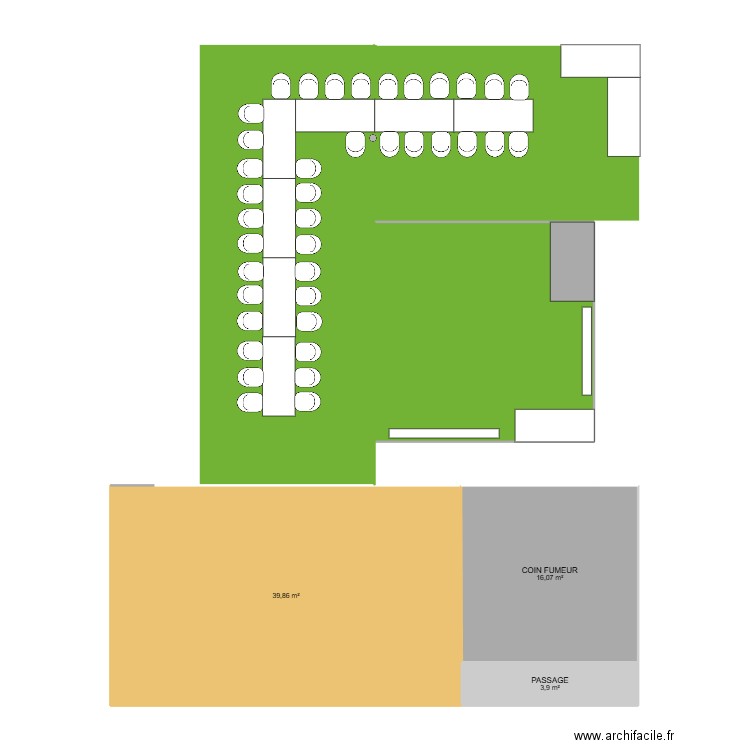BAPTEME ISAC. Plan de 6 pièces et 149 m2