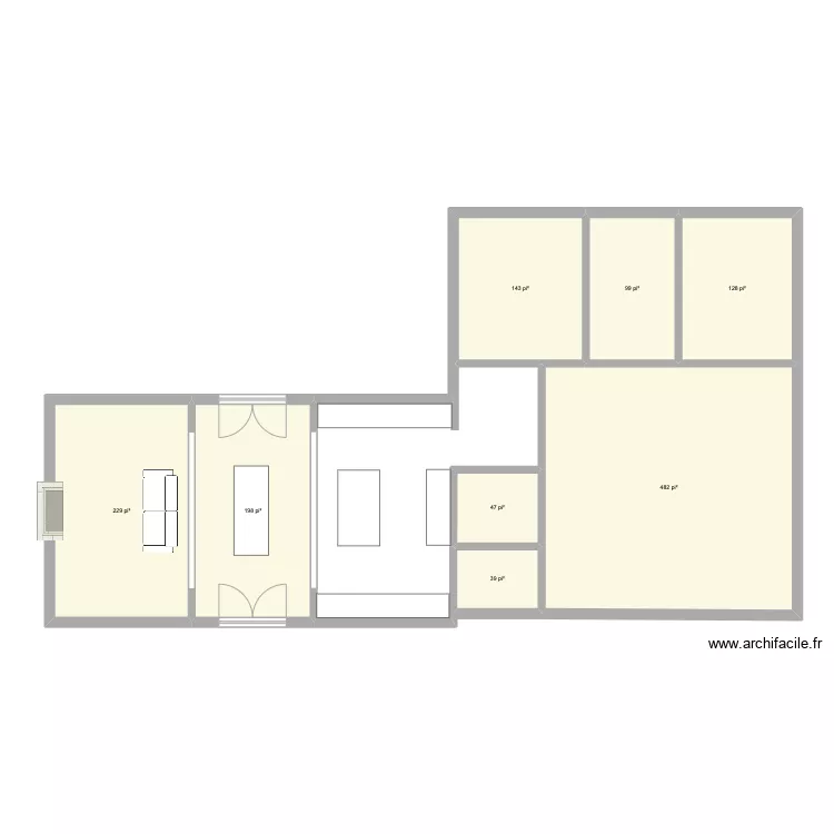 chemin de la rivi&egrave;re 3. Plan de 