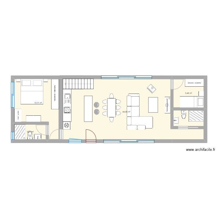 planta principal. Plan de 0 pièce et 0 m2