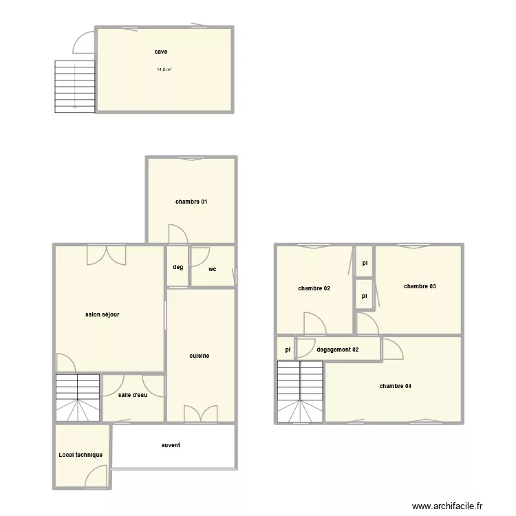 RABAUD am 2. Plan de 18 et 119 m² RABAUD am 2. Plan de 18 et 119 m²
