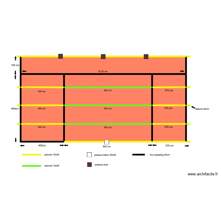 TOITURE POUPAS. Plan de 