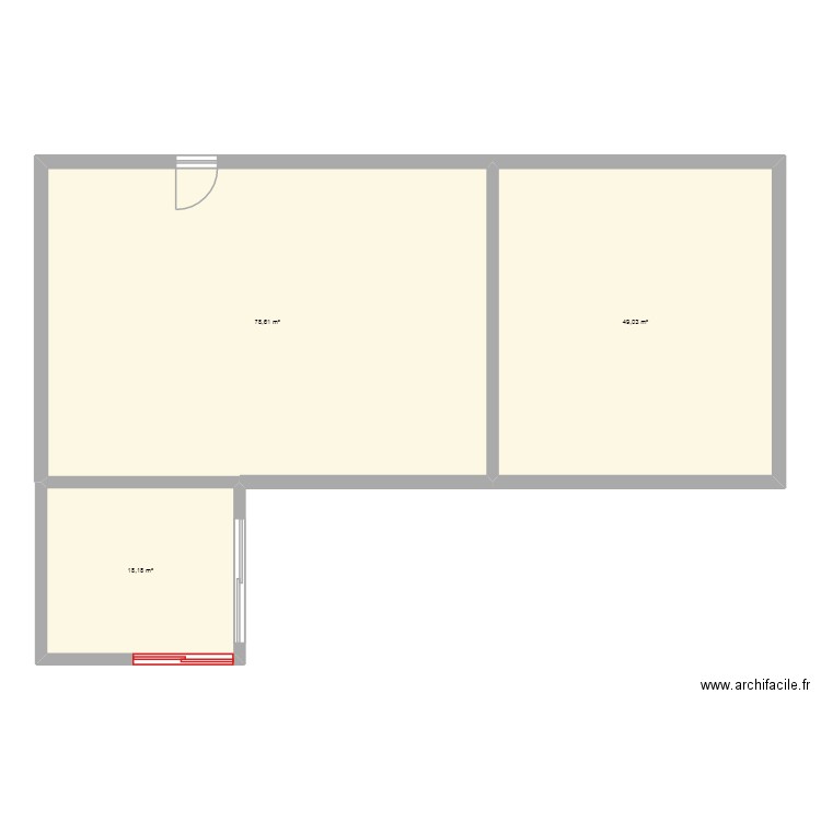 maison. Plan de 3 pièces et 146 m2