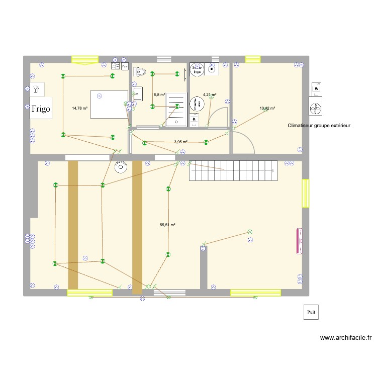 Rdc elec. Plan de 0 pièce et 0 m2