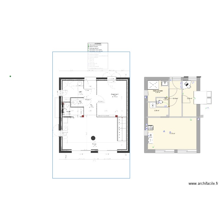 Adam essai . Plan de 0 pièce et 0 m2