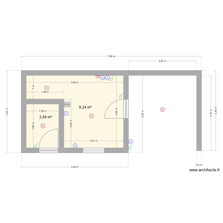 Dépendances. Plan de 0 pièce et 0 m2