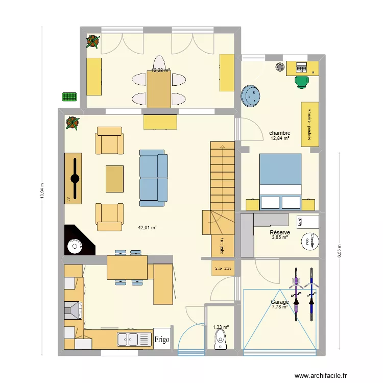 C&eacute;line rdc 2. Plan de 