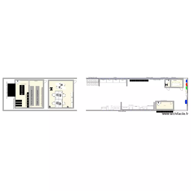 Plan nouvelle atelier Nu 1. Plan de 