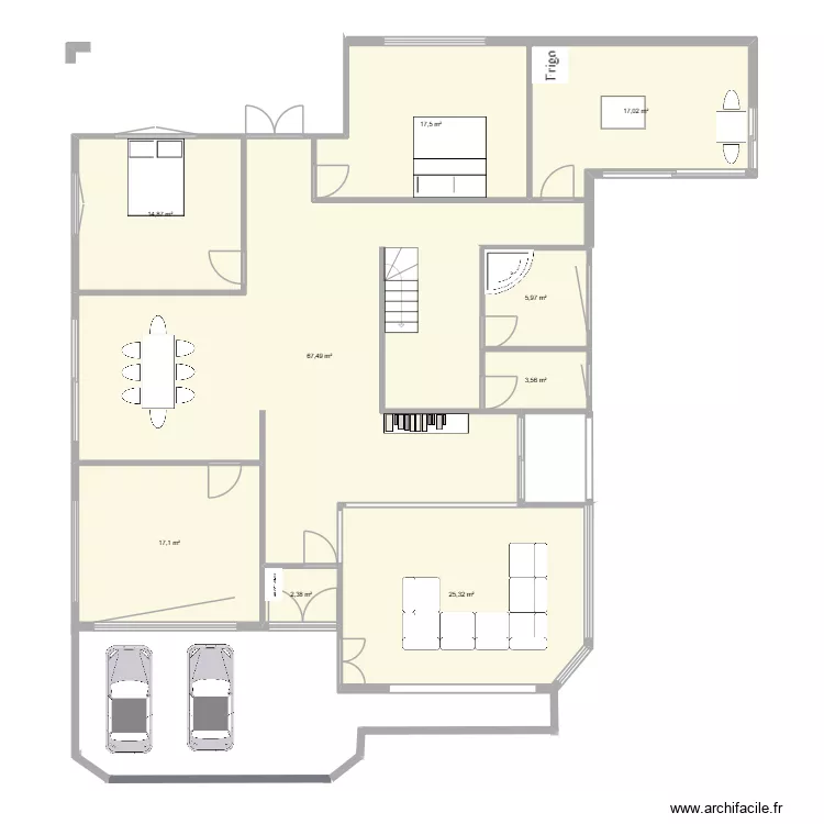 Djo. Plan de 9 et 171 m² Djo. Plan de 9 et 171 m²