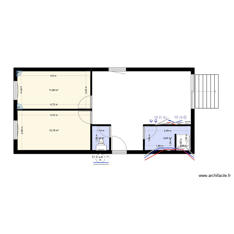 38  Lot 1. Plan de 0 pièce et 0 m2