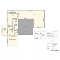 BAR REST LICORNE MESURES FACADES ET DOME