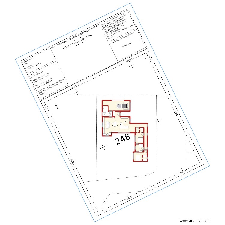 maison plein pied L  248 version 2 ducey. Plan de 0 pièce et 0 m2