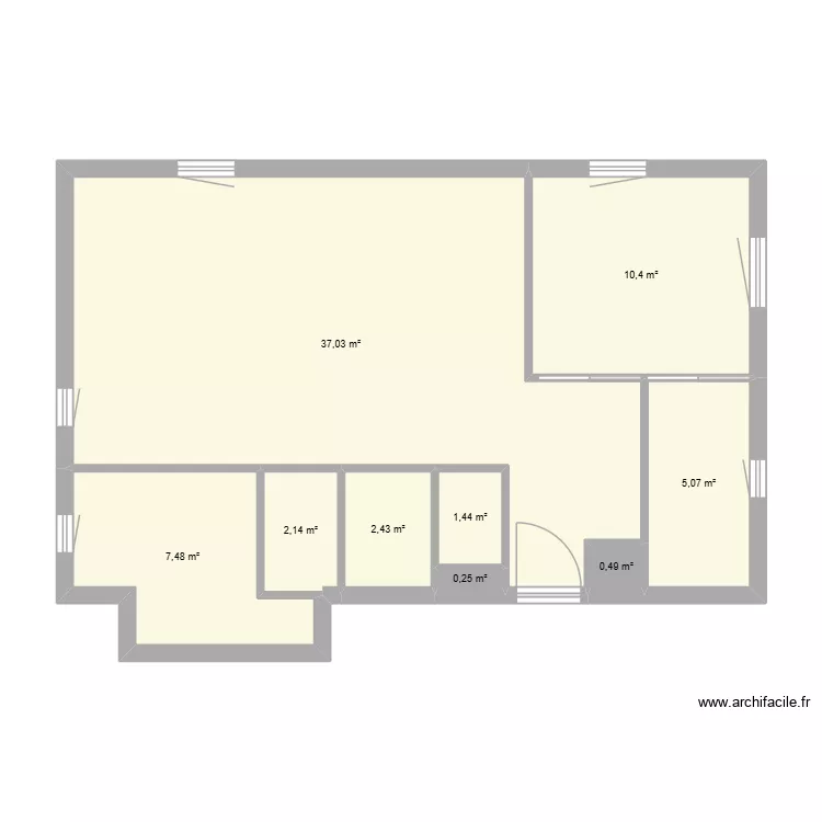 Etoile - APT 01. Plan de 