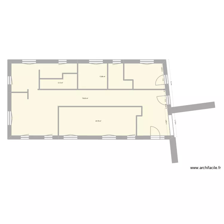 perreux 2. Plan de 4 et 124 m² perreux 2. Plan de 4 et 124 m²