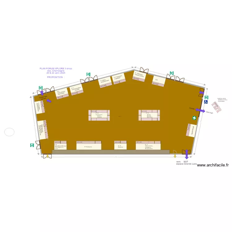 espace champagne FORUM XPLORE 20 22 Janv2025  proj montage Dtcc. Plan de 