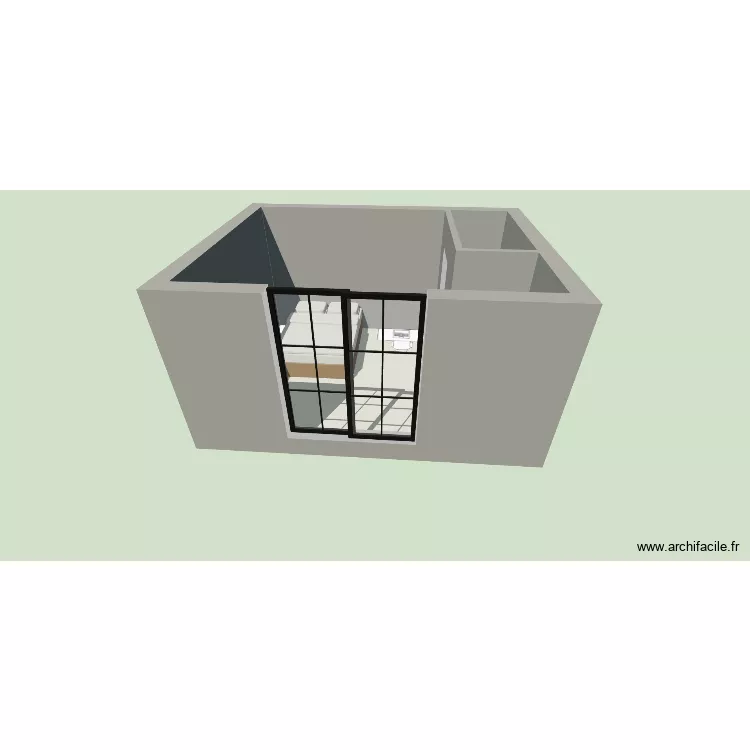CHAMBRE. Plan de 2 et 15 m² CHAMBRE. Plan de 2 et 15 m²