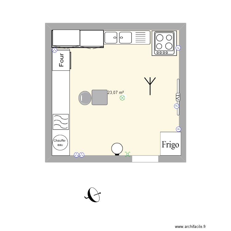 eyz. Plan de 0 pièce et 0 m2
