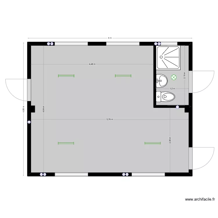 AMS bureaux 971. Plan de 