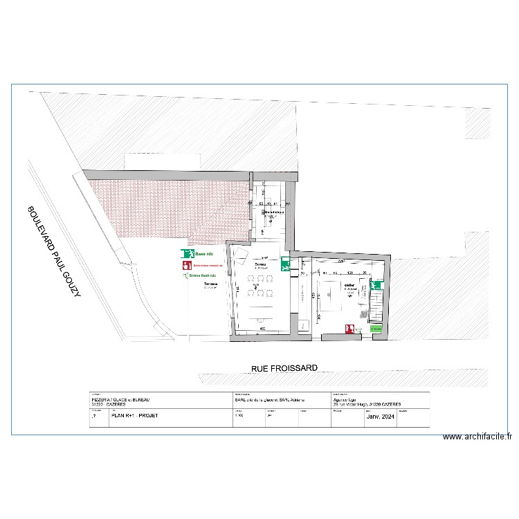 Cité de la glace SECU. Plan de 0 pièce et 0 m2