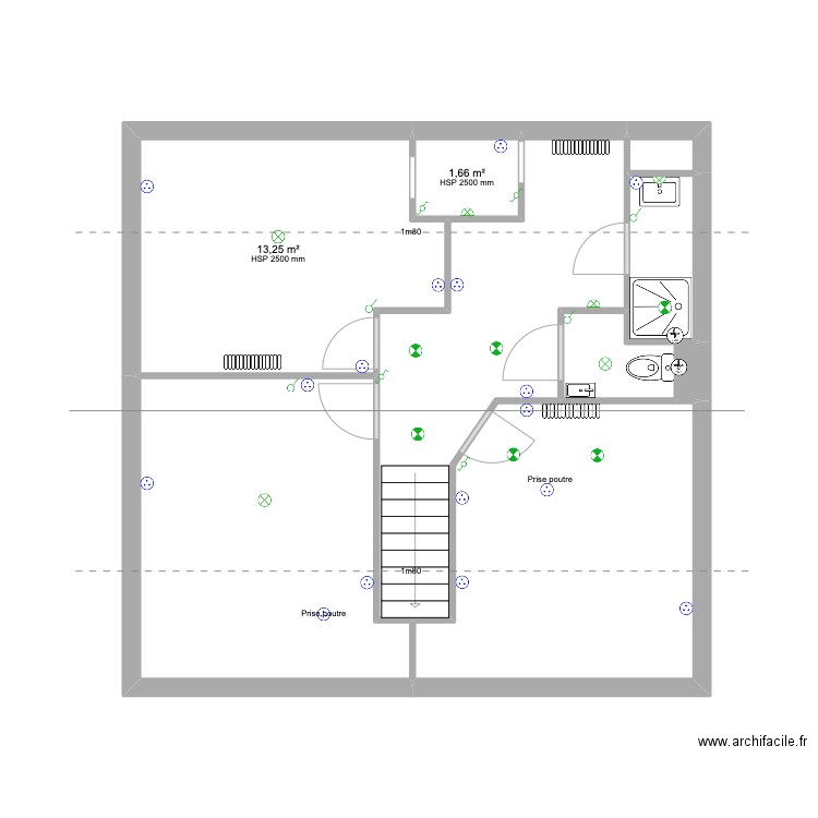 F-Husson_E2_AprèsRéseaux. Plan de 9 pièces et 60 m2