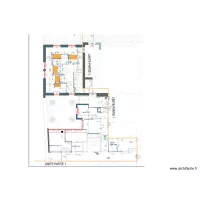 Saint-Fons plan c&ocirc;t&eacute; RDC