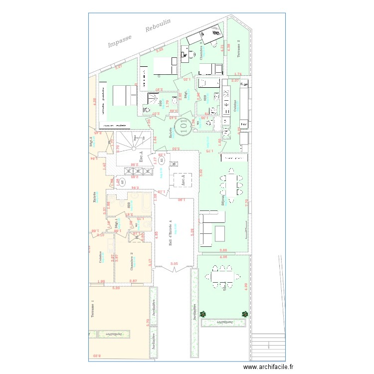 Appartement 101 - résidence Saint Nicolas. Plan de 0 pièce et 0 m2