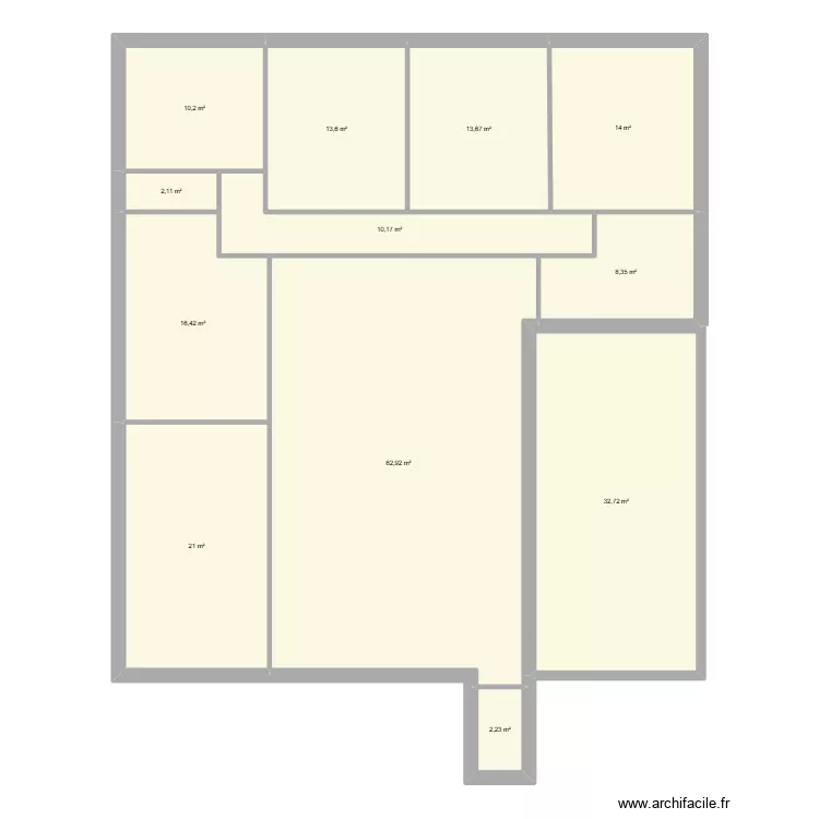 maison. Plan de 