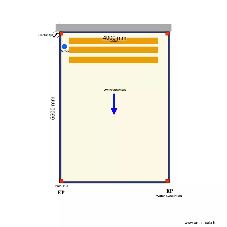 Jos&eacute; de ugarte. Plan de 1  et 21 m²
