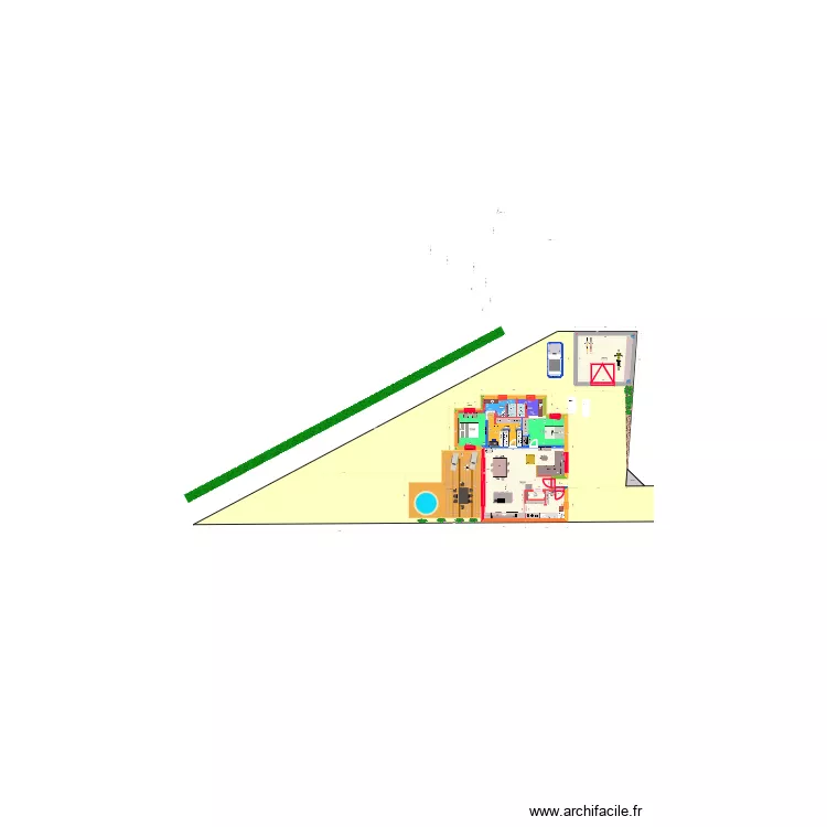 plan darocha dressing + bureau solution 4. Plan de 8  et 139 m²