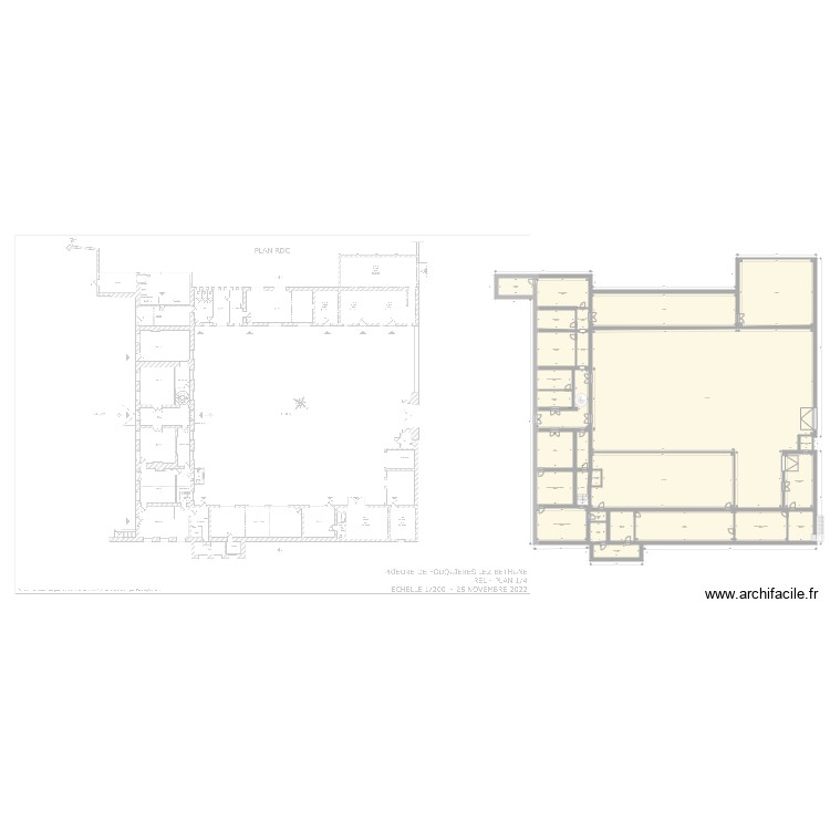 salle prieur&eacute;. Plan de 0 pièce et 0 m2