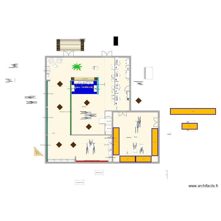 LA VALETTE 2026 davy v3. Plan de 2 pièces et 336 m2
