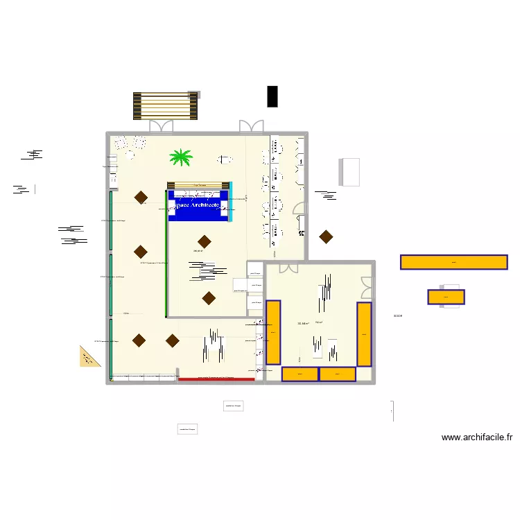 LA VALETTE 2026 davy v3. Plan de 2  et 336 m²