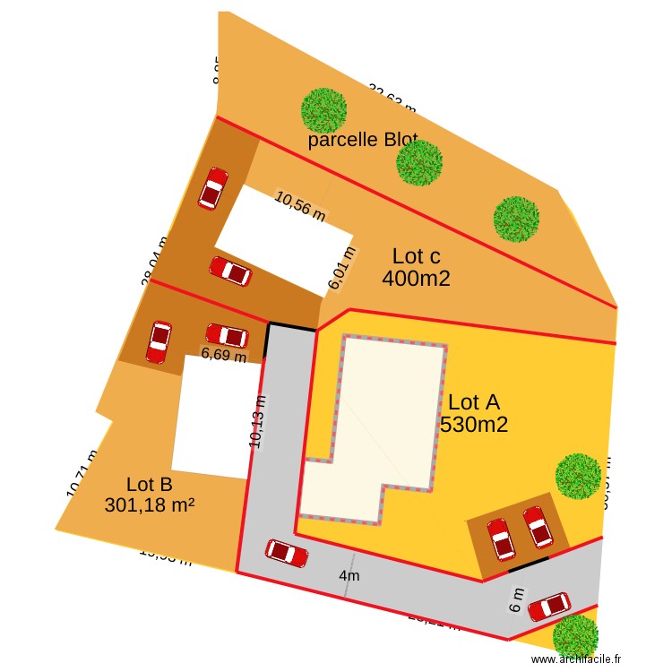 plan ok sans blot fini. Plan de 1 pièce et 134 m2