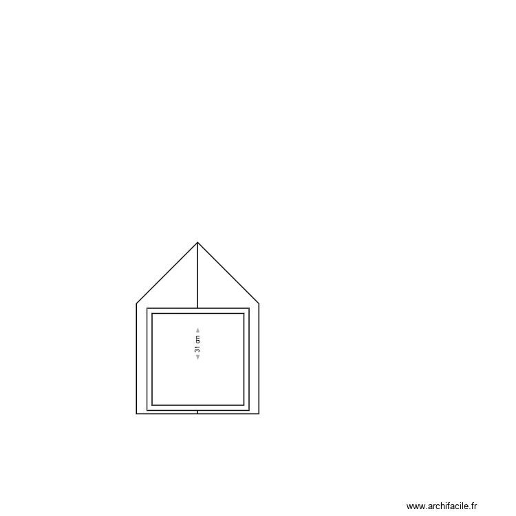 fenetre de toit. Plan de 