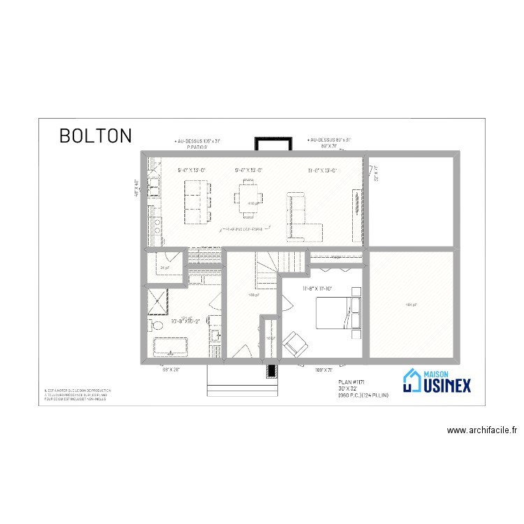 gffsd. Plan de 7 pièces et 81 m2