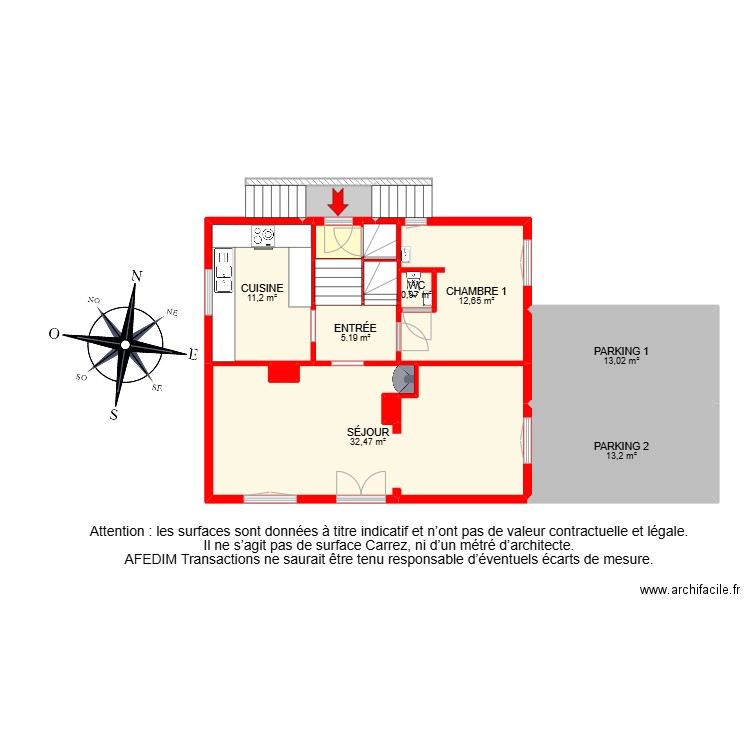BI 27286-. Plan de 0 pièce et 0 m2