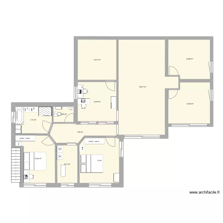transfo. Plan de 11 et 136 m² transfo. Plan de 11 et 136 m²