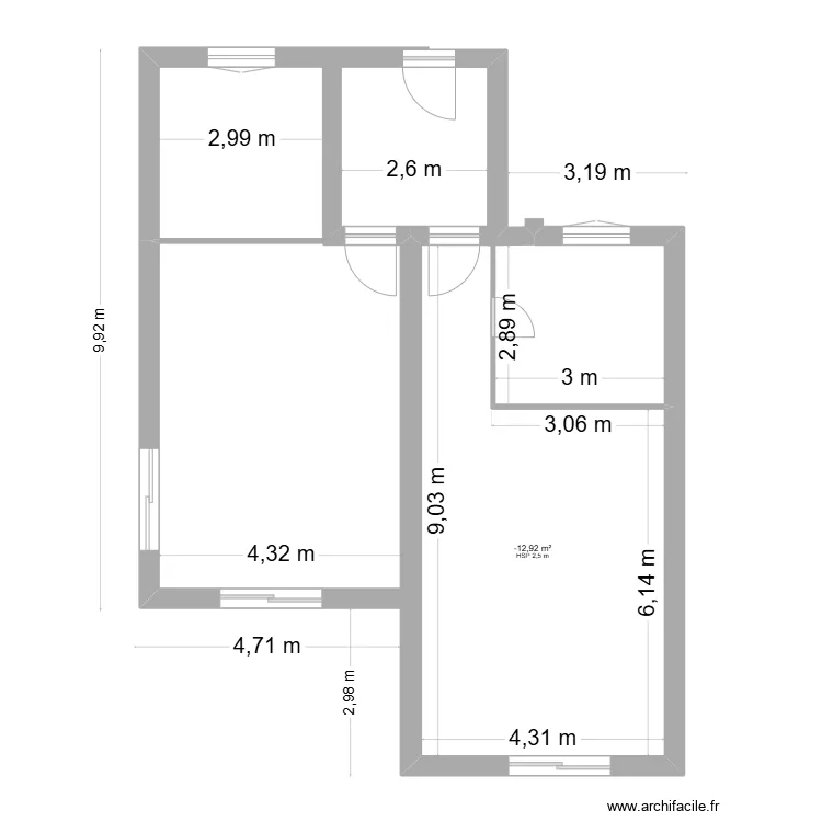 Maison Esquibien RdC 2. Plan de Maison Esquibien RdC 2. Plan de