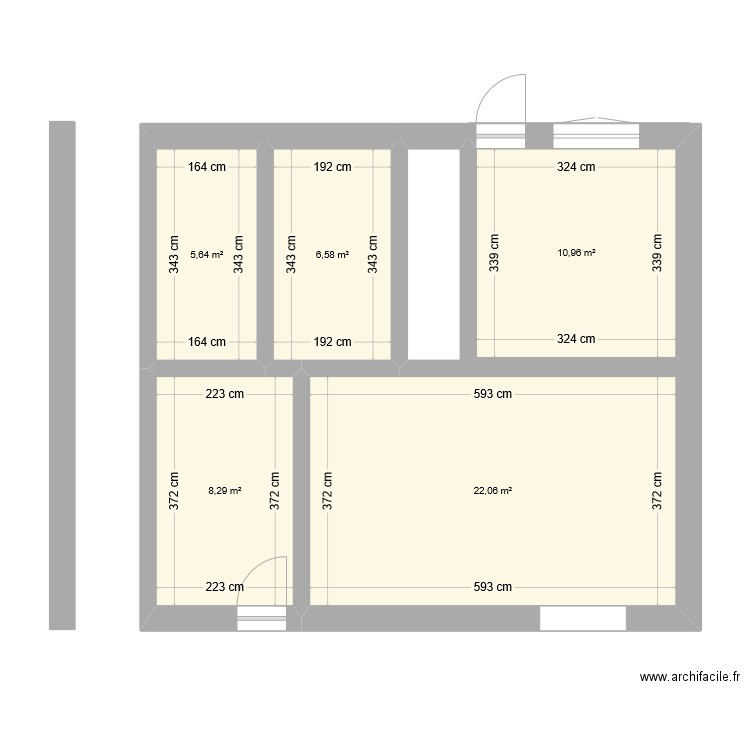 Tite maison 1. Plan de 0 pièce et 0 m2