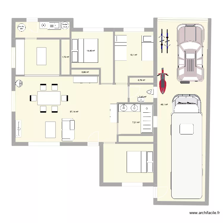 st gilles 2. Plan de 9 et 144 m² st gilles 2. Plan de 9 et 144 m²