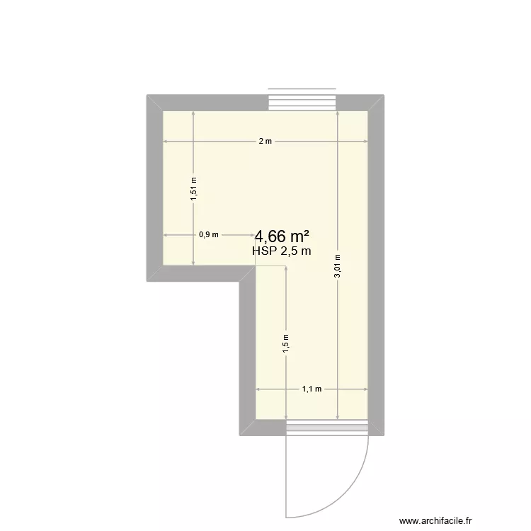 salle de bains. Plan de 1 et 5 m² salle de bains. Plan de 1 et 5 m²