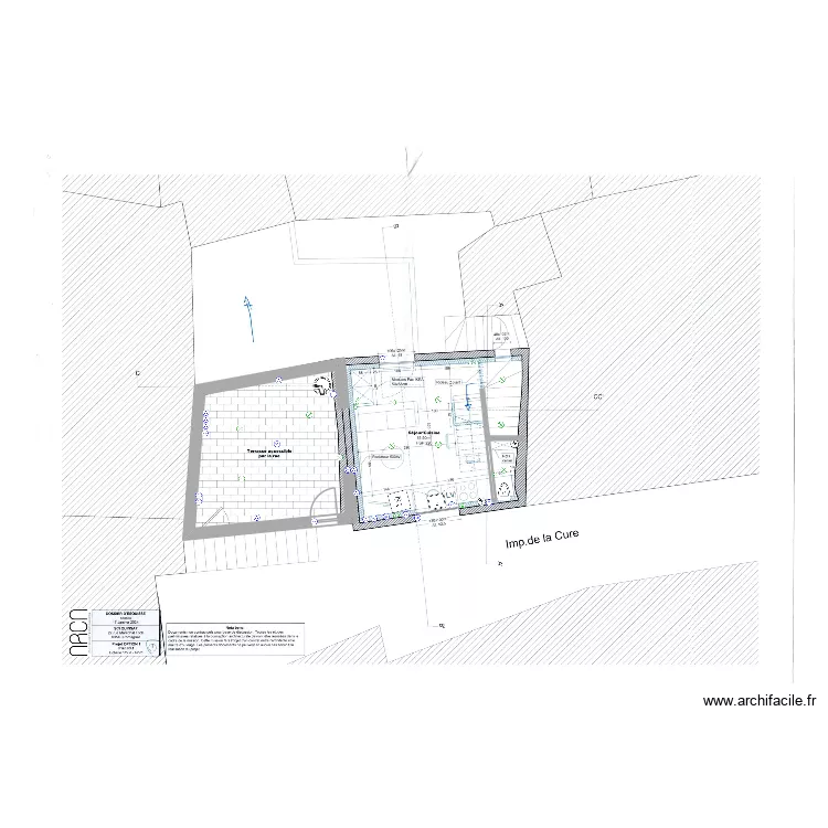 Maxime Salon. Plan de 