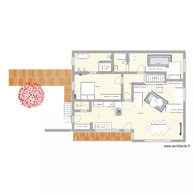 APPARTEMENT THOMAS EDOUARD 2. Plan de 
