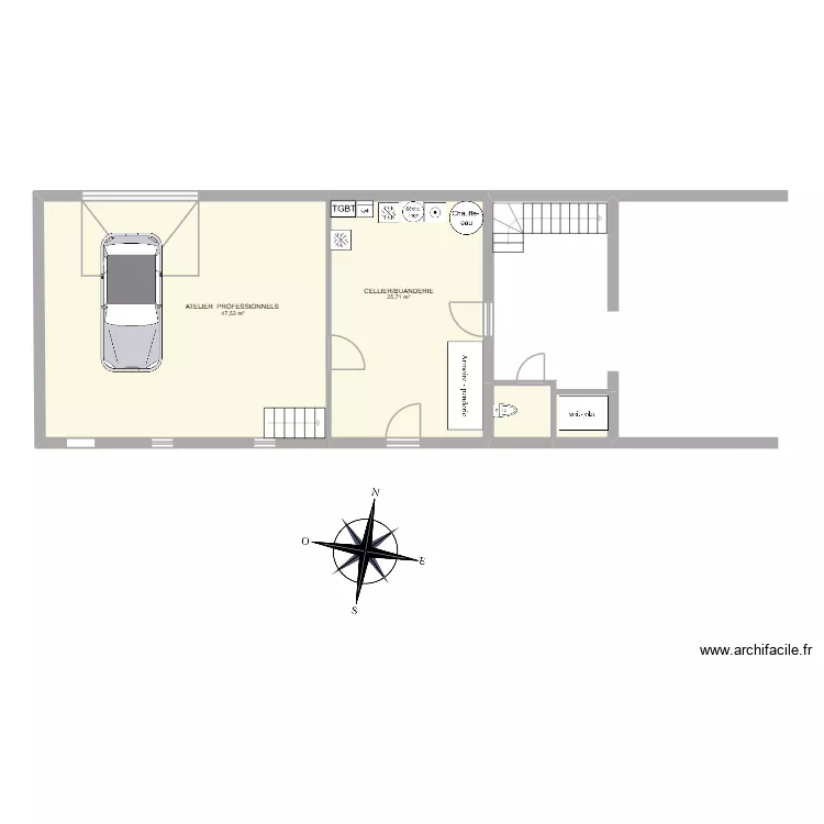 LAMY. Plan de 10  et 159 m²