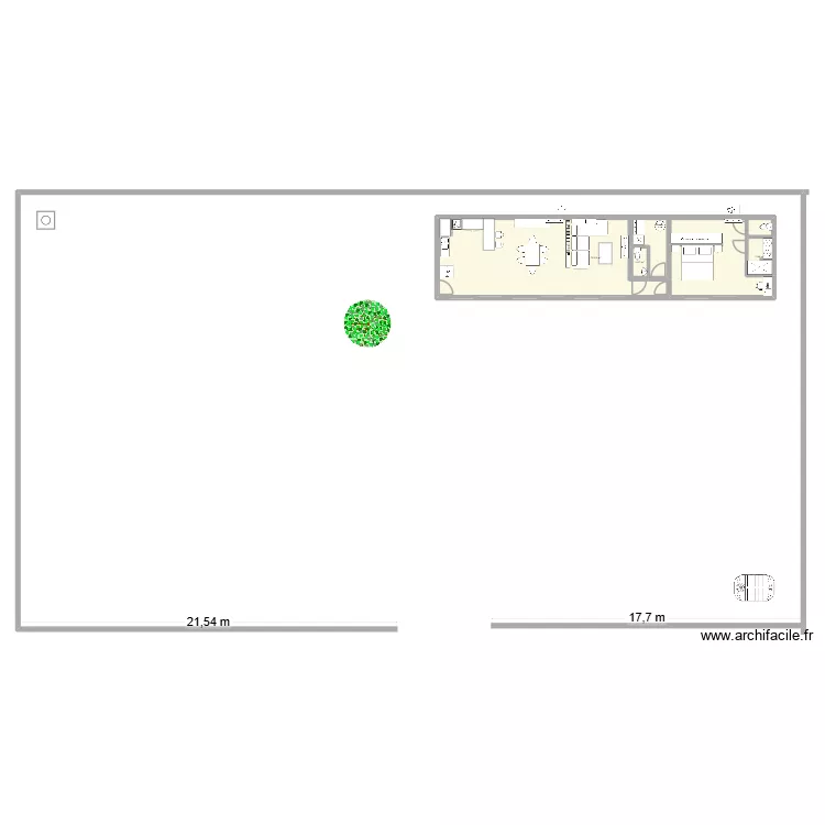 CAP RANDOU 6. Plan de 3  et 81 m²