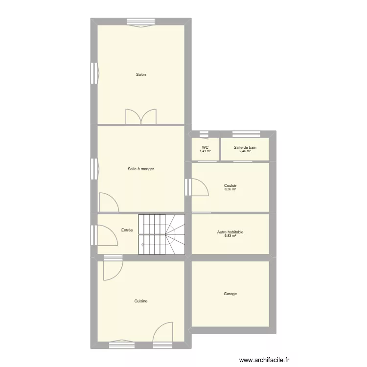 GERENIE RDC. Plan de 9 et 88 m² GERENIE RDC. Plan de 9 et 88 m²