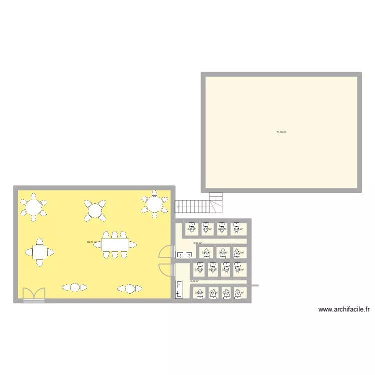 le gout de la nature. Plan de 19  et 159 m²