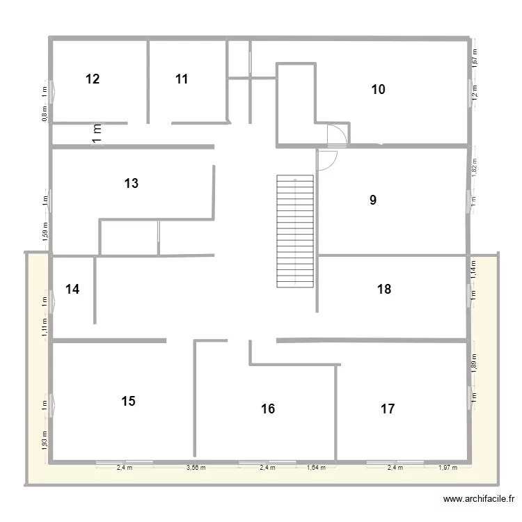 niveau 3 chatel. Plan de 