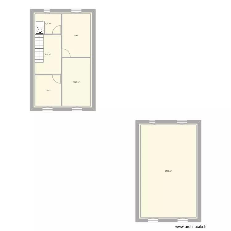 CAPEL. Plan de 8  et 190 m²